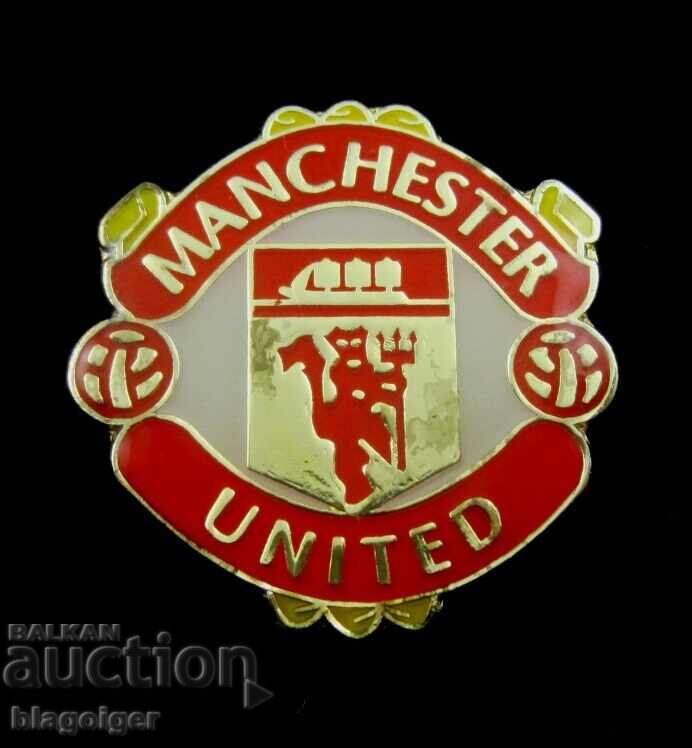 Emblemă de fotbal - FC Manchester United - Diavolii Roșii Emblemă de fotbal - FC Manchester United - Diavolii Roșii
