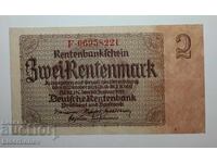 Germany, 2 Rentenmark 1937, VF