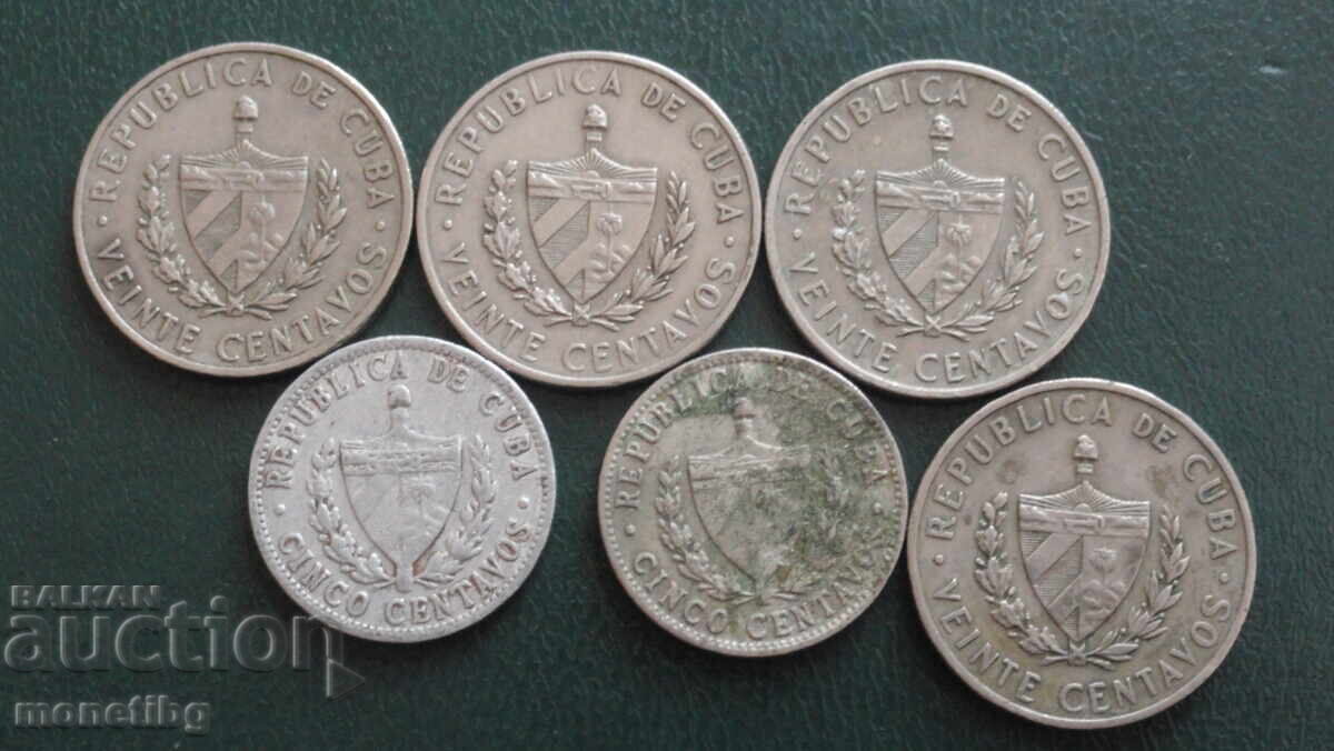 Куба - Монети (6 броя) Куба - Монети (6 броя)