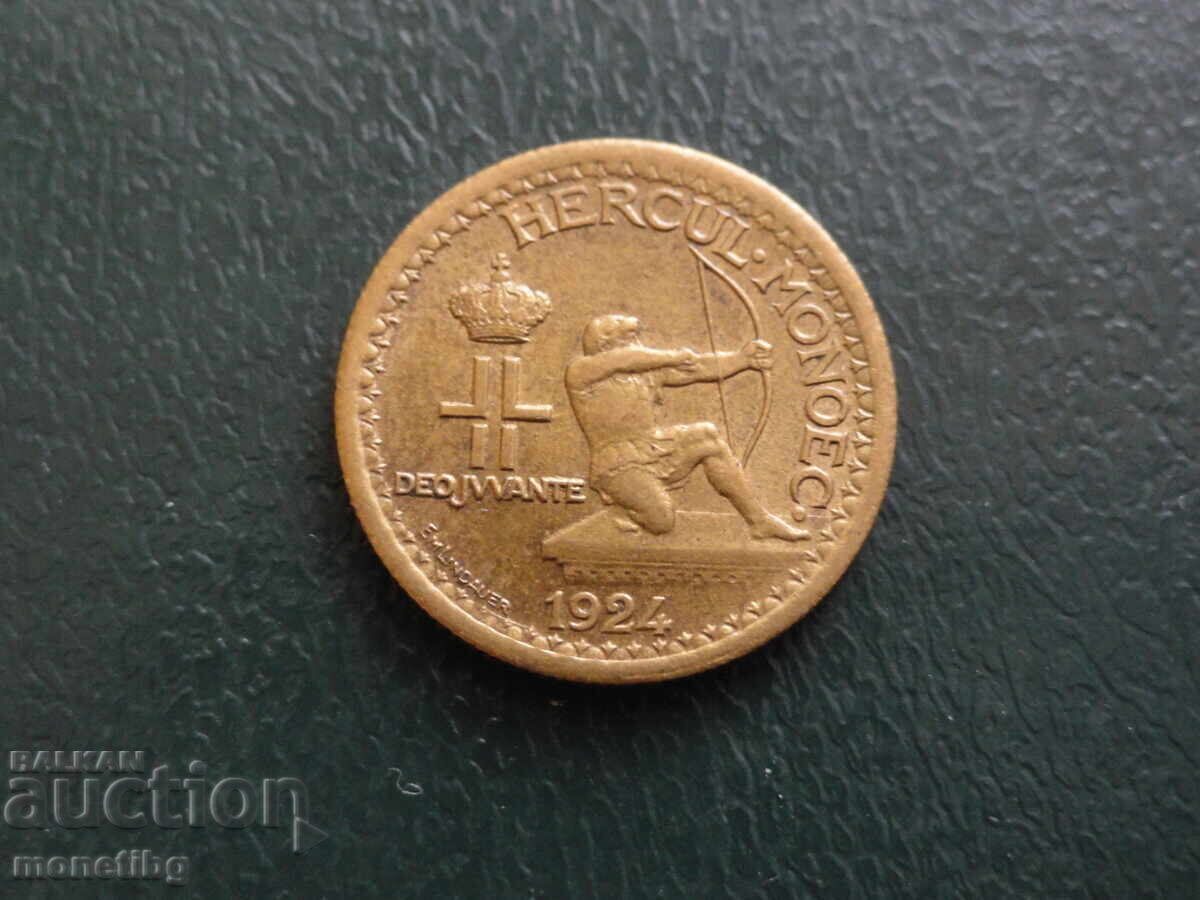 Монако 1924г. - 50 сантима R (м)