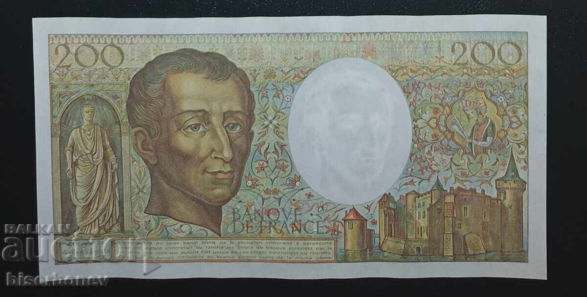 Γαλλία, Φρανκία, 200 φράγκα 1989, UNC-1 με τιμή € 18.00 | 35.20 BGN