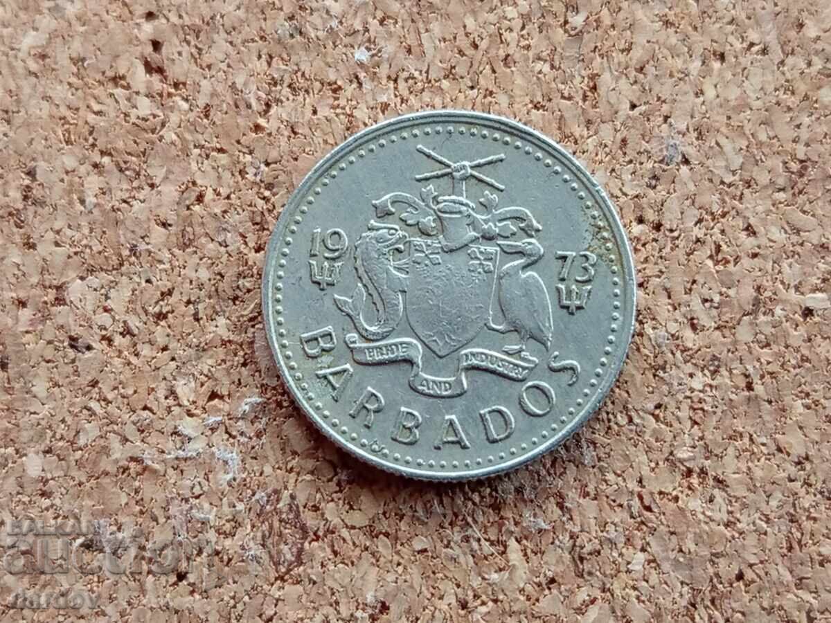 Barbados, 10 cenți 1973 cu preț € 0.90 | 1.76 BGN
