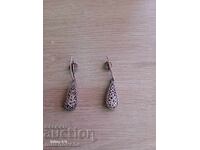 Cercei filigran argint lucrați manual