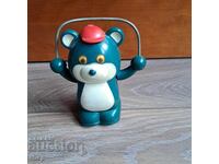 Ursuleț de pluș vechi cu baterii