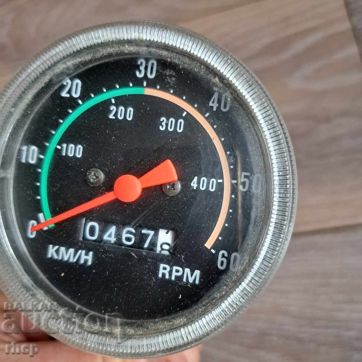 Old Japanese bicycle speedometer