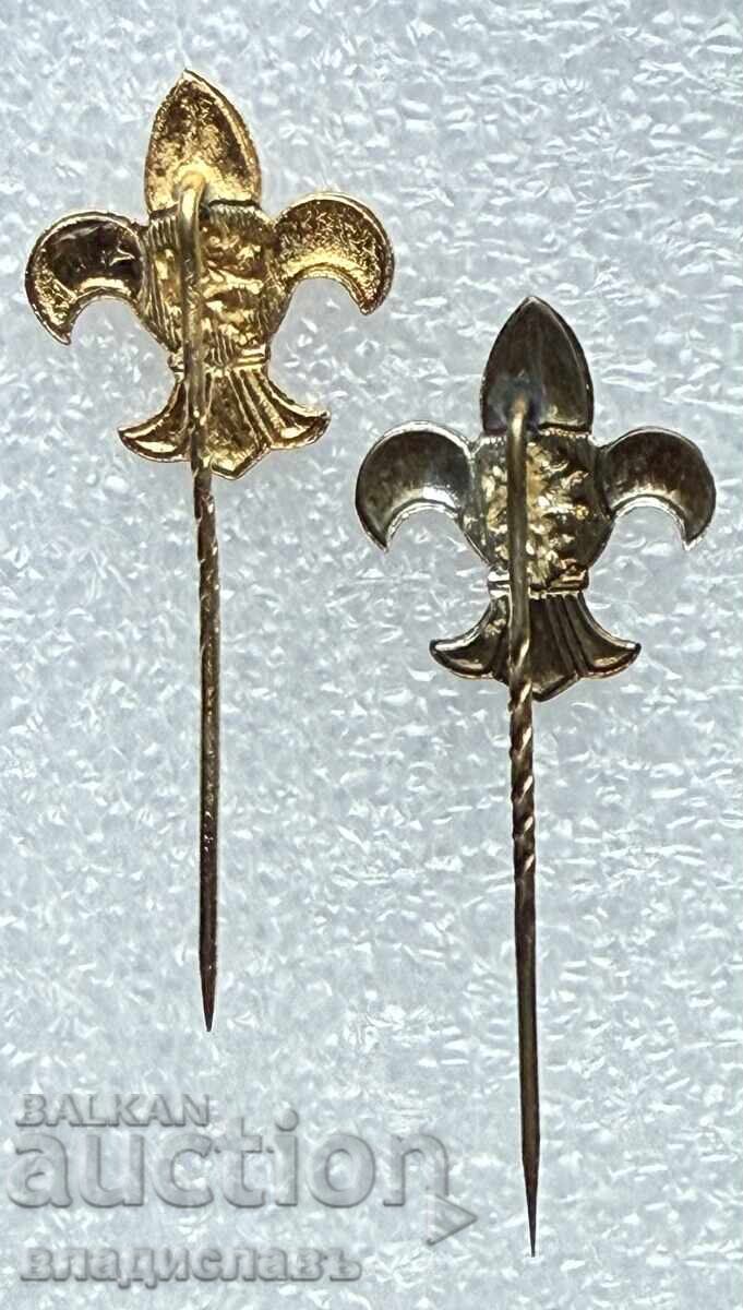 Παράδοση Βασιλική Βουλγαρία σετ Σκαουτιστικών κονκάρδων