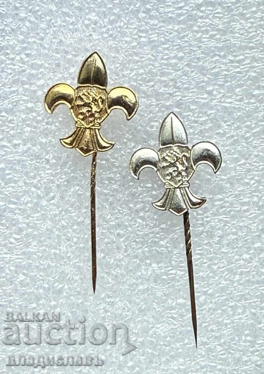 Βασιλική Βουλγαρία σετ Σκαουτιστικών κονκάρδων