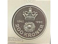 Δανία 200 κορώνες 1990