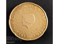 20 euro cenți 2001 - Olanda
