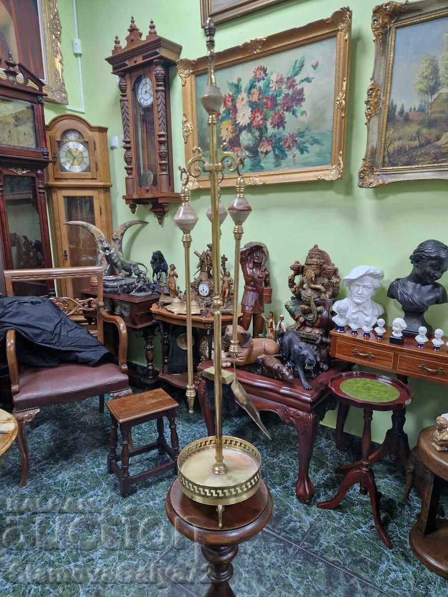 Set unic de ustensile de șemineu englezești, antice - 7
