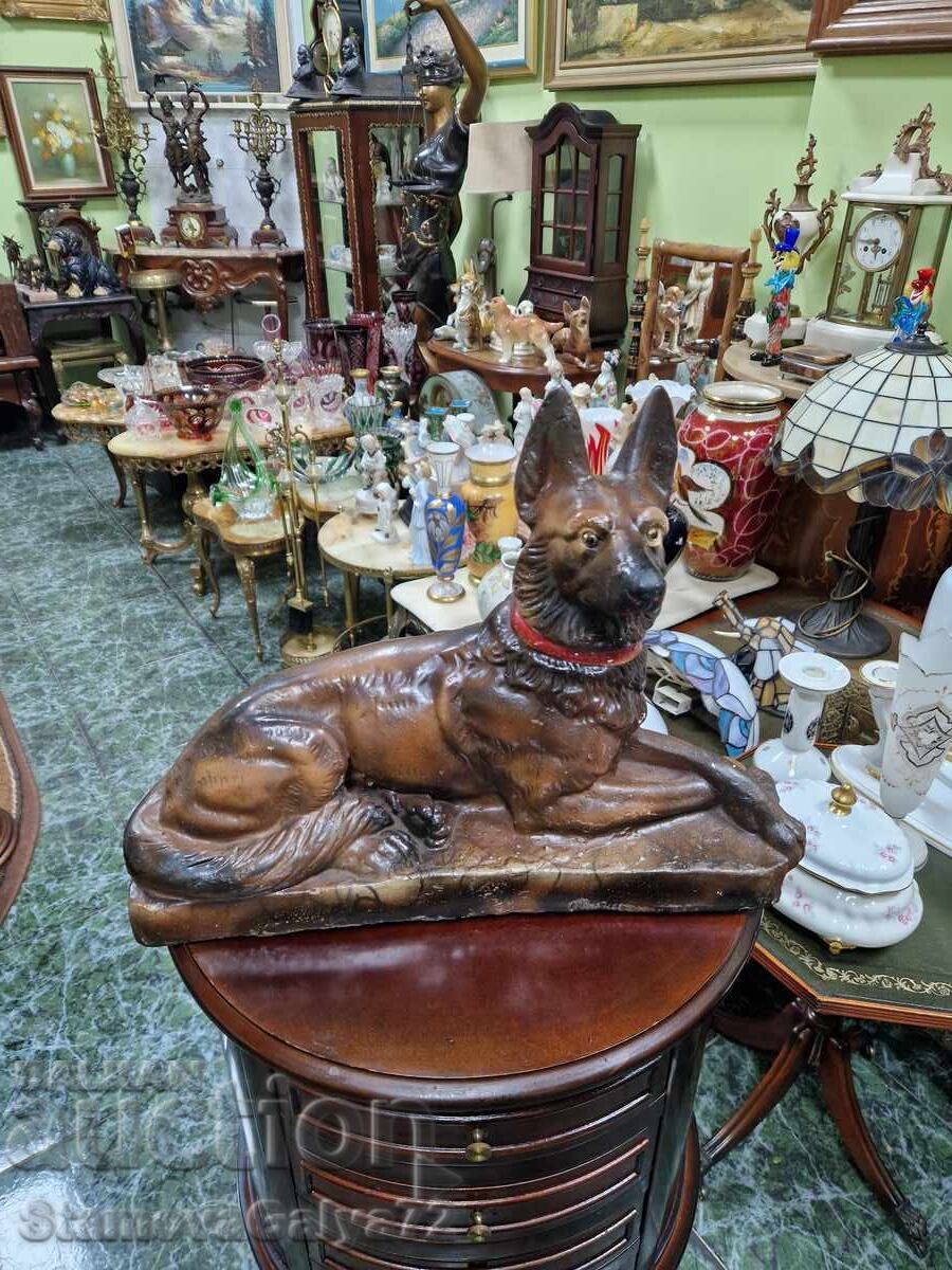 Livrarea Figurină statuetă ceramică germană antică, mare, superbă