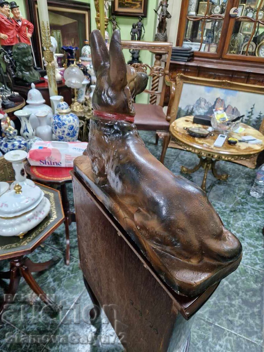 Figurină statuetă ceramică germană antică, mare, superbă - 5