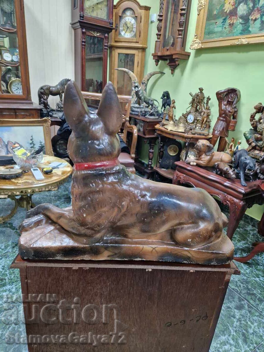 Figurină statuetă ceramică germană antică, mare, superbă - 6