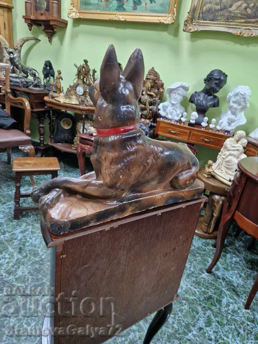Figurină statuetă ceramică germană antică, mare, superbă - 7