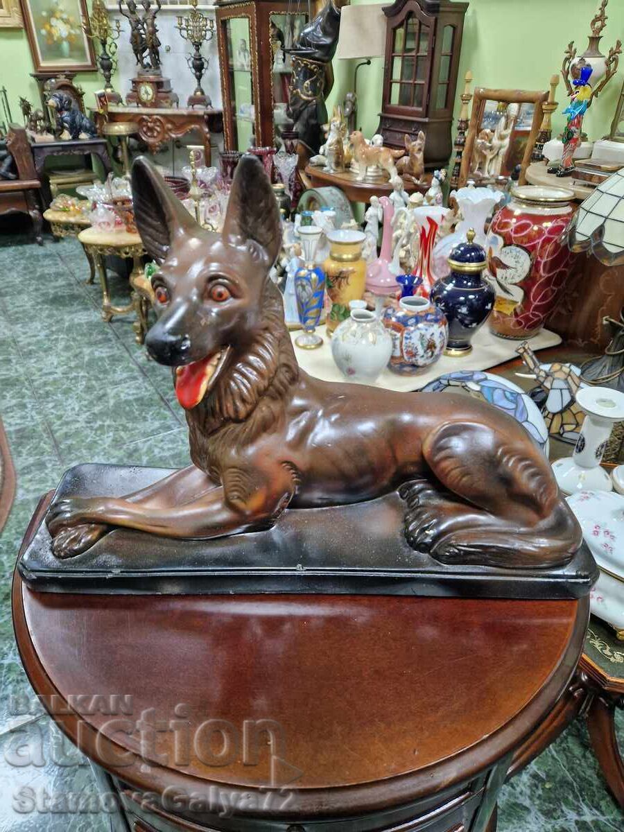 Minunată figurină/statuetă ceramică antică germană cu preț € 86.00 | 168.20 BGN