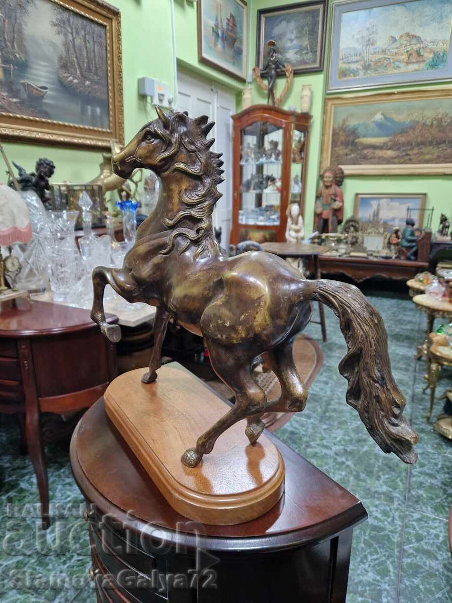 Μοναδικό αντίκα συλλεκτικό μπρούτζινο γλυπτό φιγούρα - 7