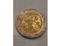 2 Евро Белгия 2005 г биметална