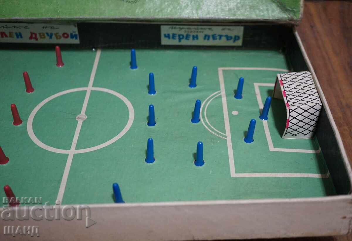 Licitație Joc de masă vechi, social, fotbal, meci de fotbal cu cutie