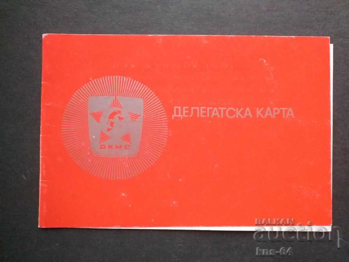 Propagandă socială Carte de delegat