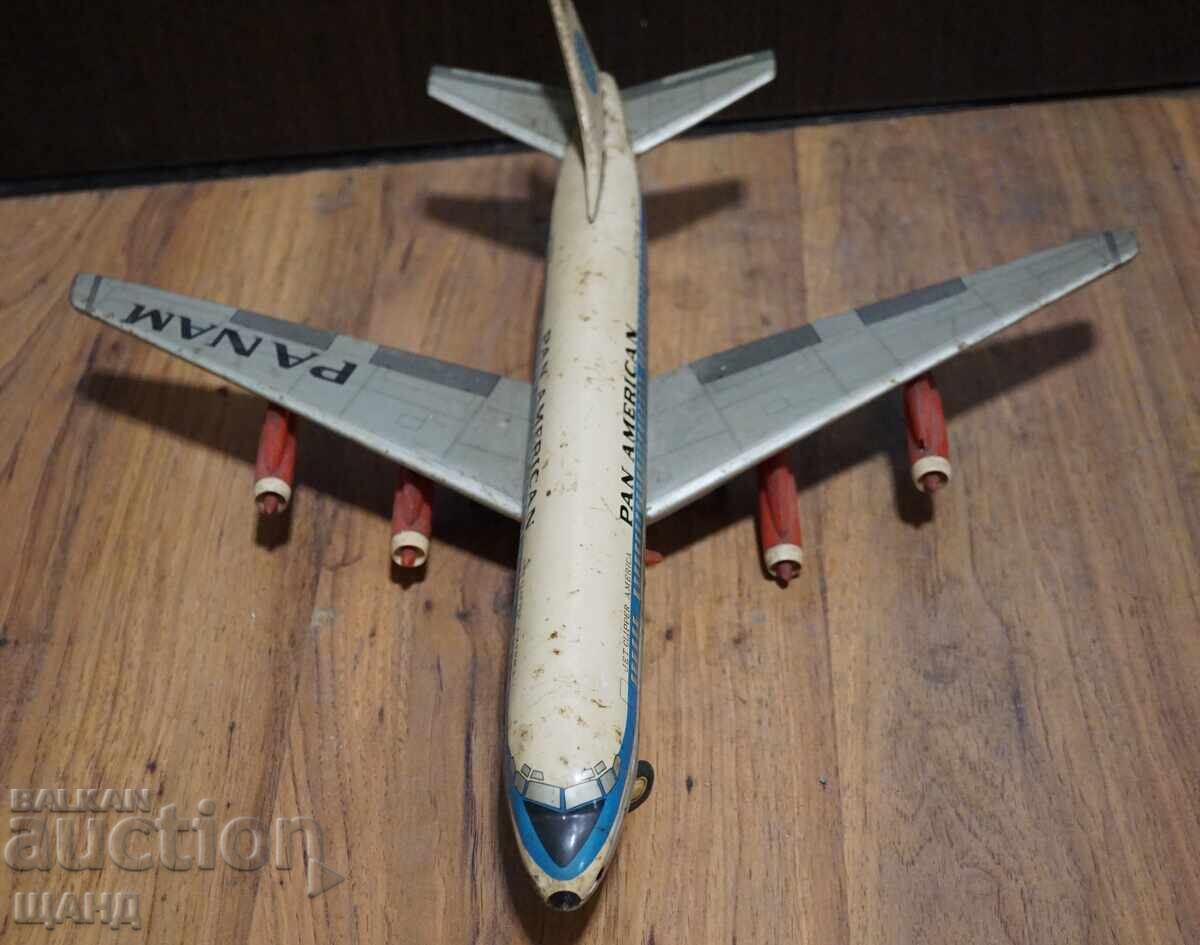 PANAM Стара Японска Голяма метална играчка модел самолет с цена € 25.45 | 49.78 лв.