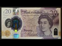 Anglia 20 Lire Emisie Nouă Plastic/Polimer Ref AM31 150033