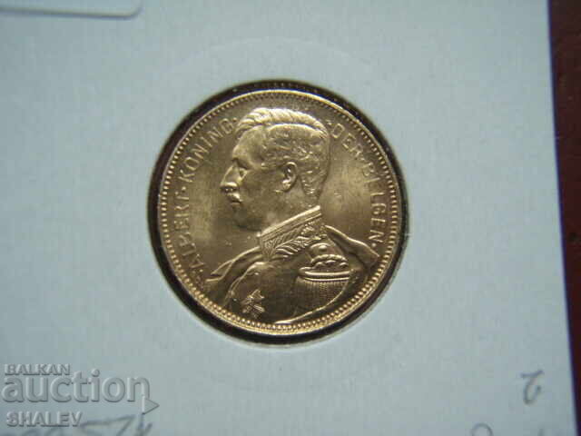 20 Franci 1914 Belgia (20 franka Belgiya) /4/ - AU (zlato) - 6