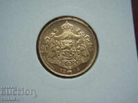 20 Φράγκα 1914 Βέλγιο (20 franka Belgiya) /4/ - AU (χρυσός)