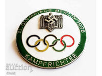 Значка олимпиада Берлин 1936