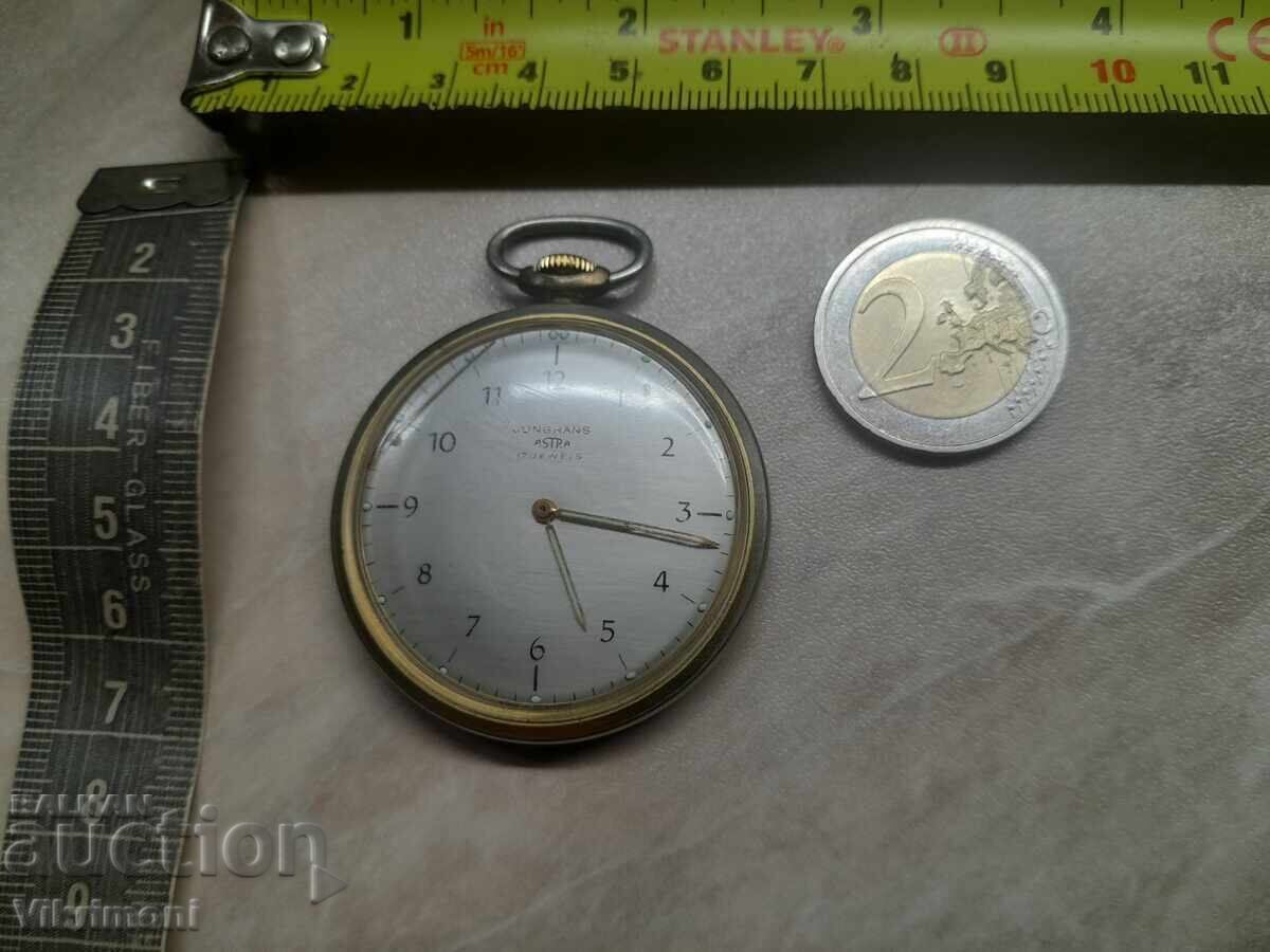 Ceas de buzunar Junghans "Astra", Junghans, pentru reparație cu preț € 26.00 | 50.85 BGN