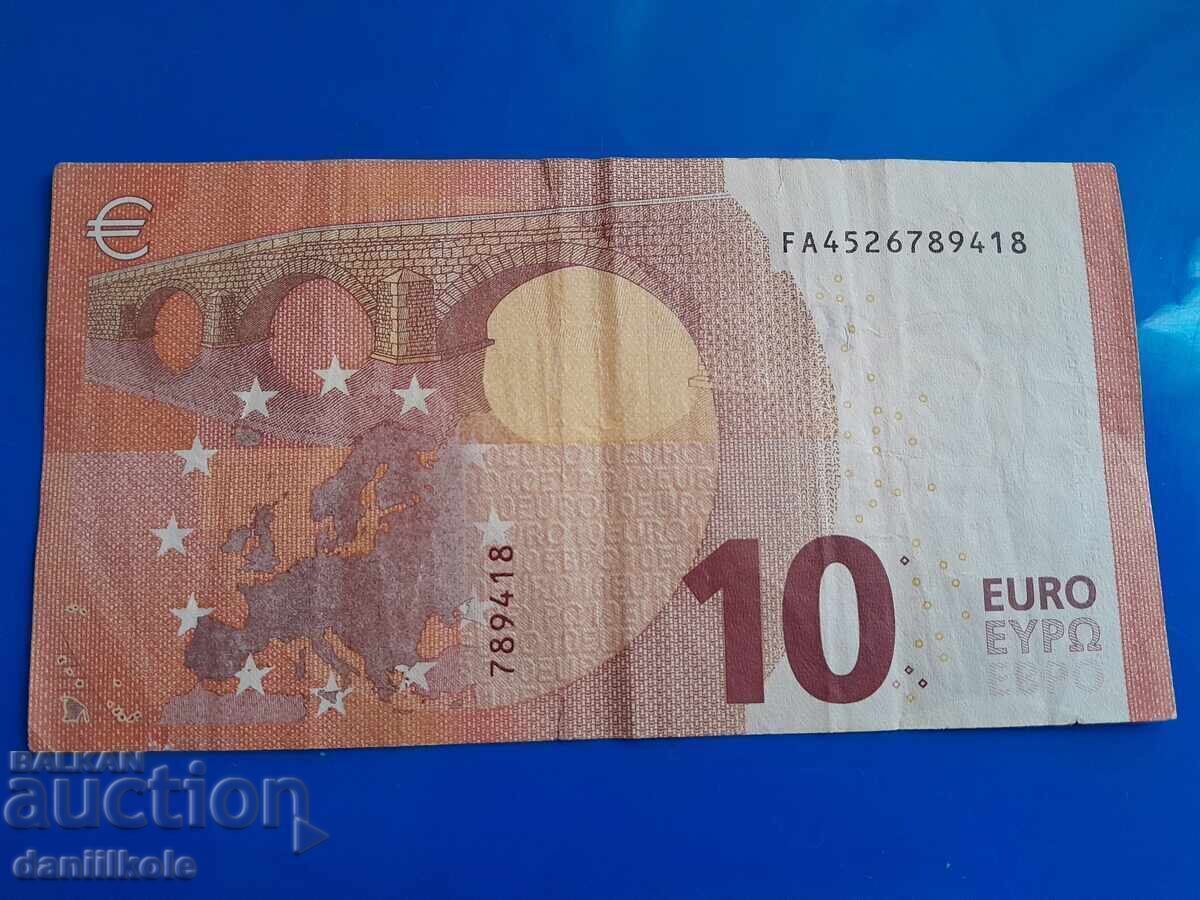 Delivery of *$*Y*$* FIRST PRINTED IN BULGARIA € 10 2014 FA SERIES *$*Y*$*