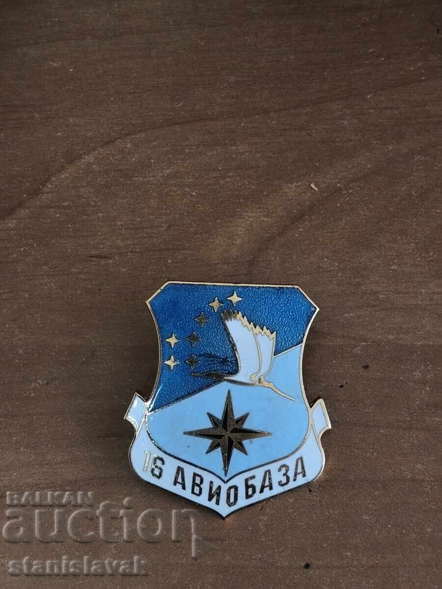 Semn de la Baza 16 Transport Aerian Vrajdebna