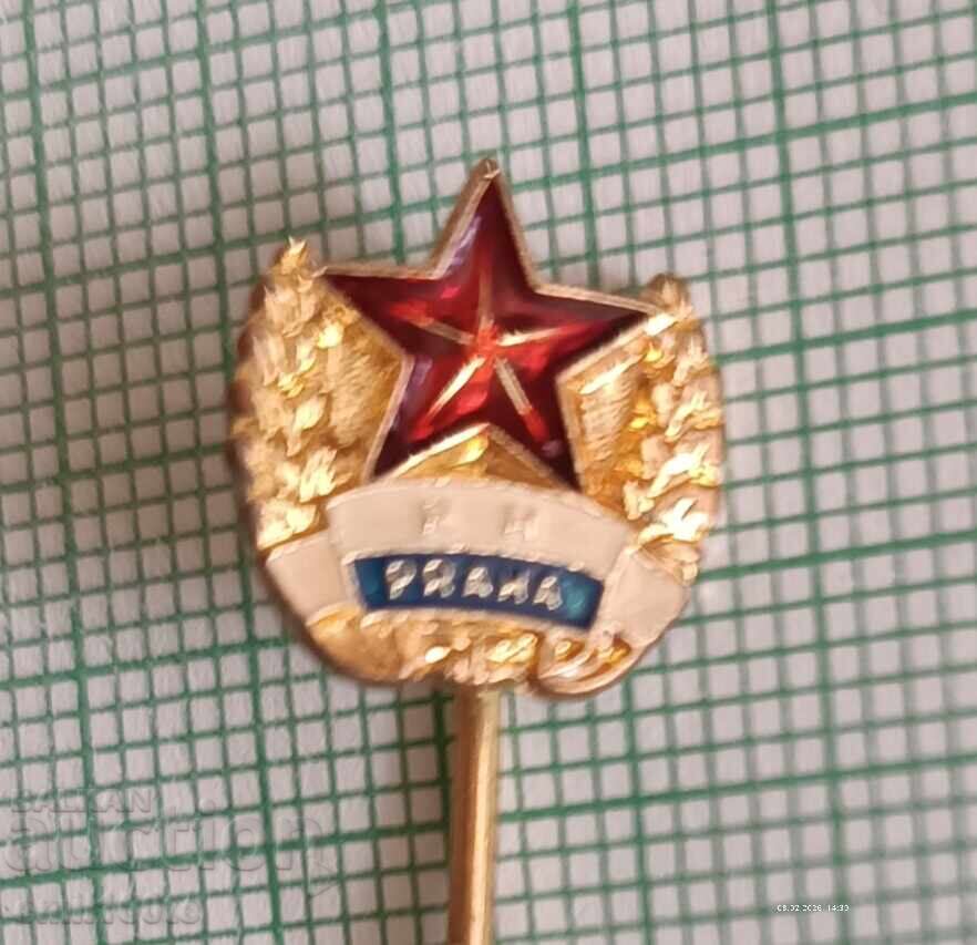 Emblemă - Clubul de fotbal Steaua Roșie Praga Ruda hvezda