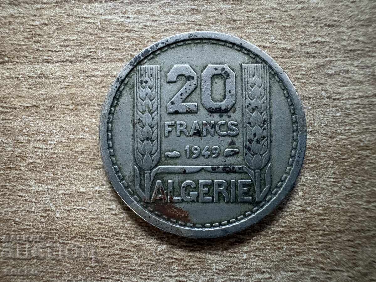 Algeria - 20 Franci (1949) Algeria - 20 Franci (1949)