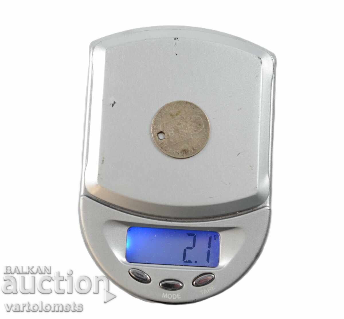 Licitație O monedă de argint Licitație O monedă de argint