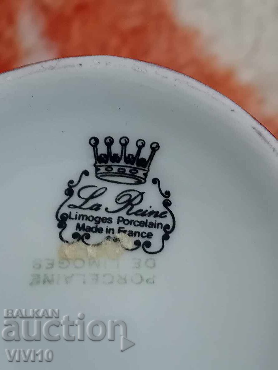 Auction  Antique Limoges porcelain vase, 14cm