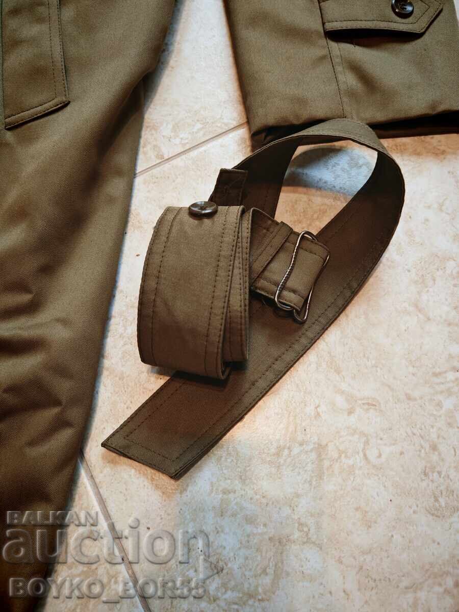 Livrarea Super Rară Mantă Lungă Militară de Ofițer Bulgară, Epoca Socialistă