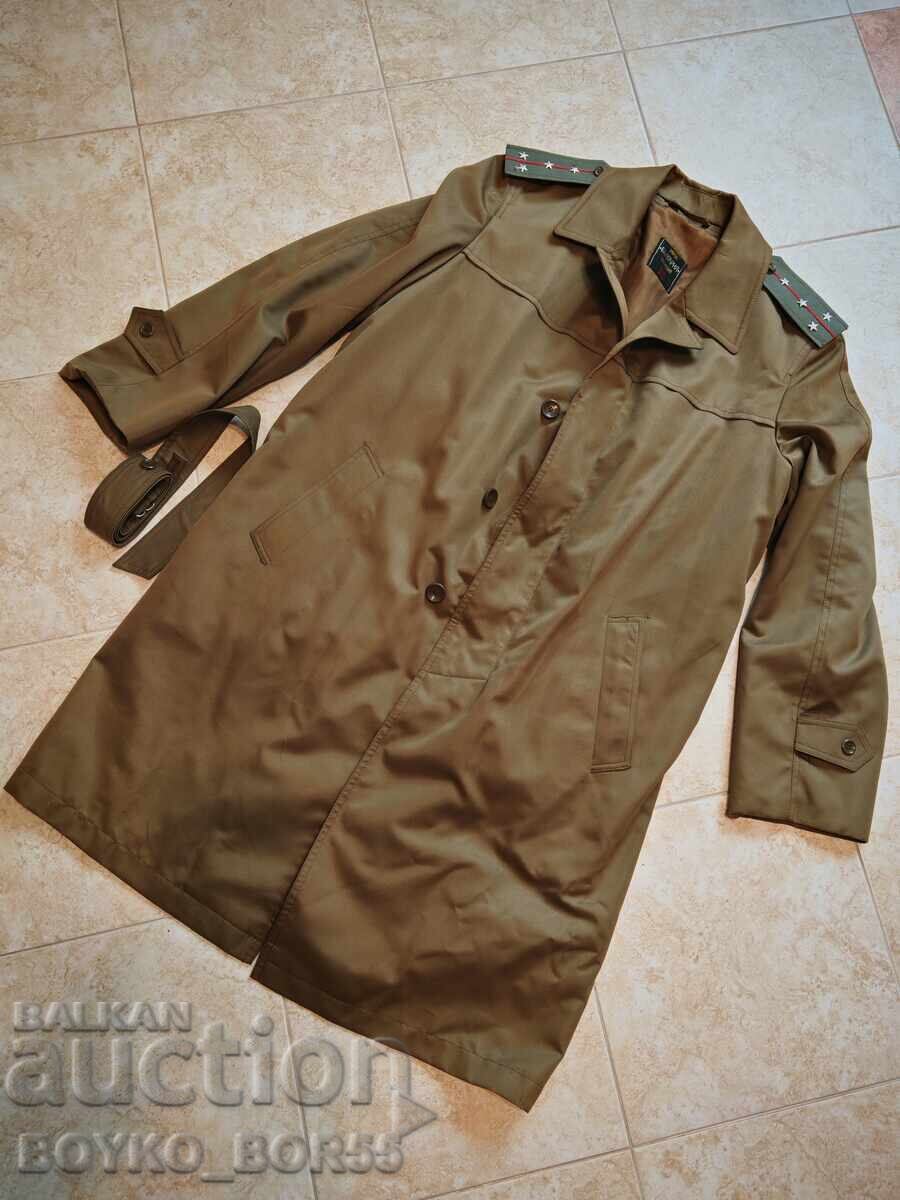 Super Rară Mantă Lungă Militară de Ofițer Bulgară, Epoca Socialistă