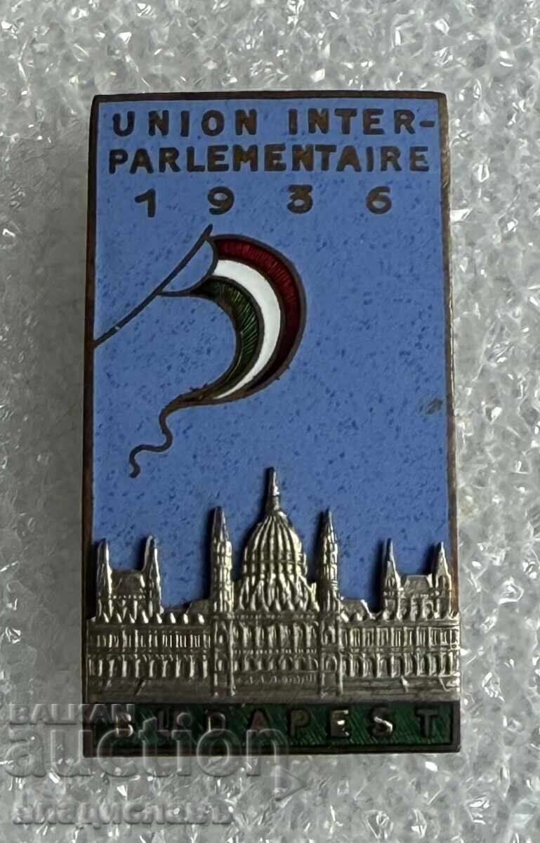 Znachka Ουγγαρίας Διεθνής Κοινοβουλευτική Ένωση, Βουδαπέστη, 1936