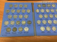 Συλλογή νομισμάτων ΗΠΑ με την εικόνα του Τζέφερσον από το 1938, 65 ΤΕΜΑΧΙΑ