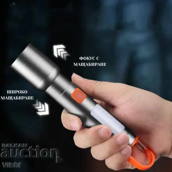 Rechargeable LED Flashlight, High Brightness, USB Type-C with price € 7.50 | 14.67 BGN