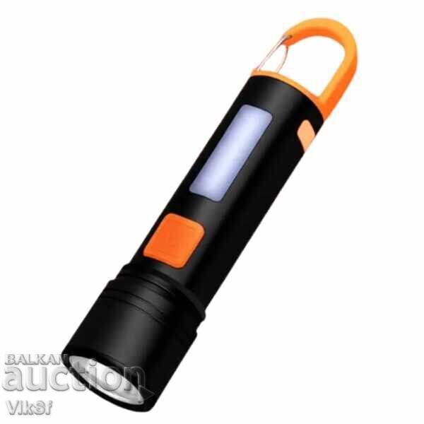 Rechargeable LED Flashlight, High Brightness, USB Type-C