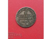 Германия-Прусия-1/2 сребърен грош 1855 А