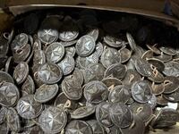 Lot of Officer's Buttons - Large - 450 pieces