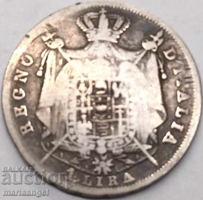 Livrarea Napoleon 1 lira 1810 Italia argint