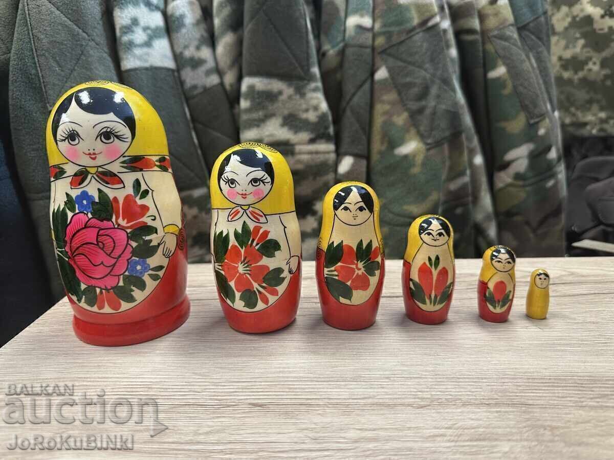 Matryoshka 6-piece set (six pieces in the set)