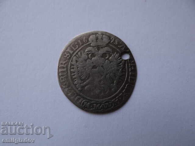 6 кройцера 1693 г