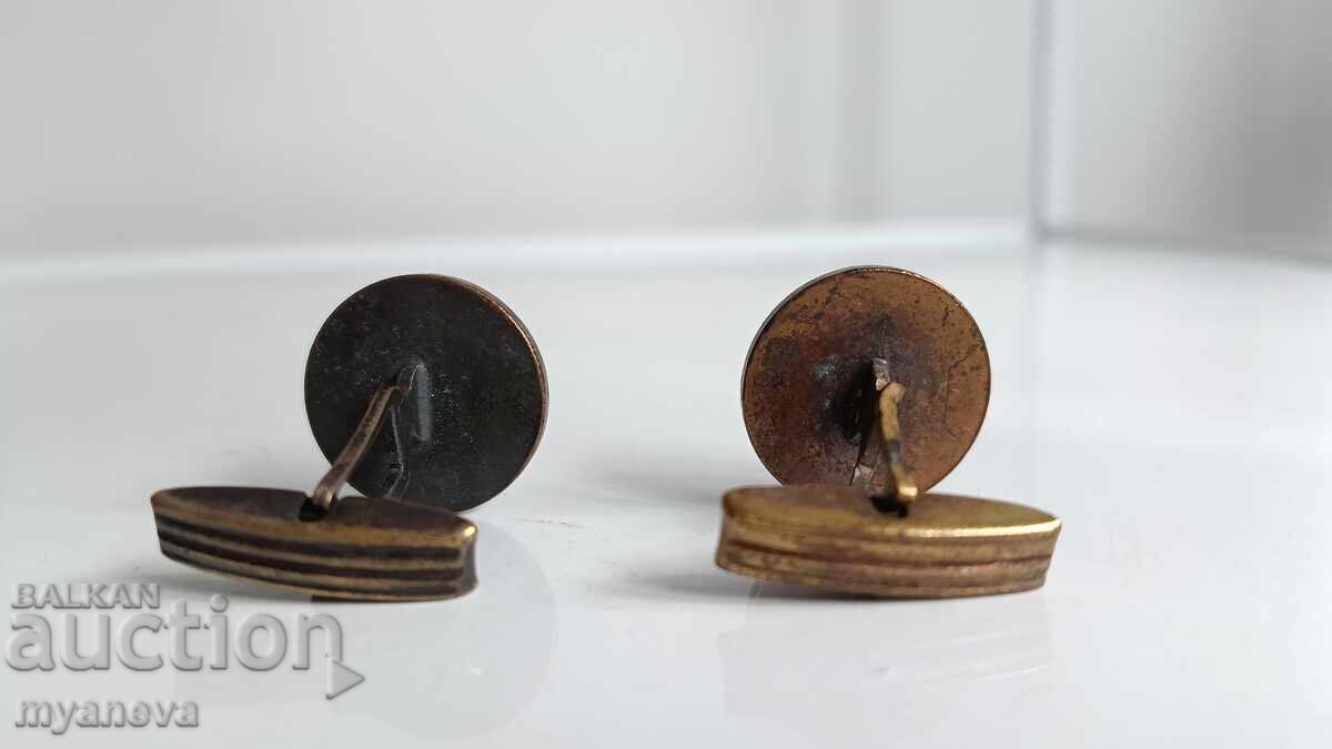 Auction  Vintage cufflinks from a coin with the inscription "Ulpia Serdica"