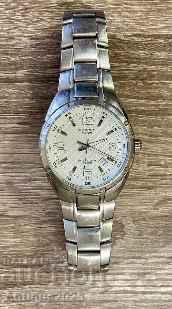 Δημοπρασία Ανδρικό ρολόι Casio Edifice EF-125D, ατσάλινο μπρασελέ