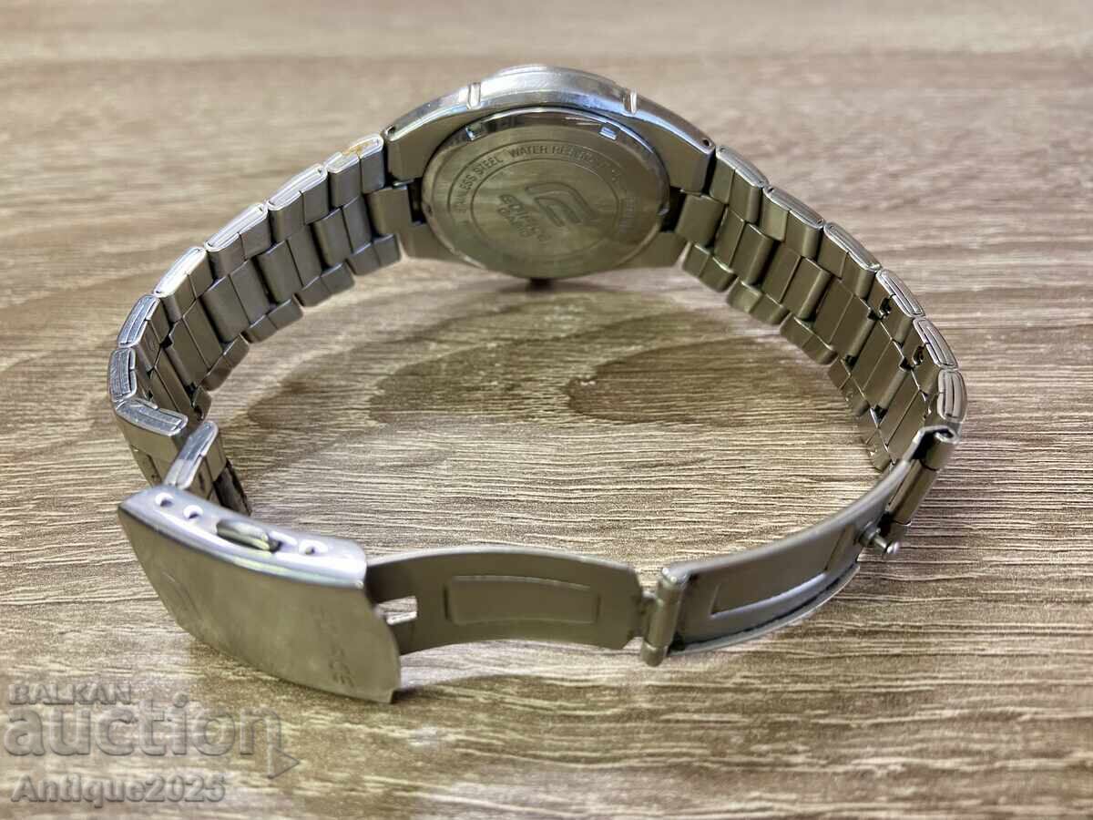Παράδοση Ανδρικό ρολόι Casio Edifice EF-125D, ατσάλινο μπρασελέ
