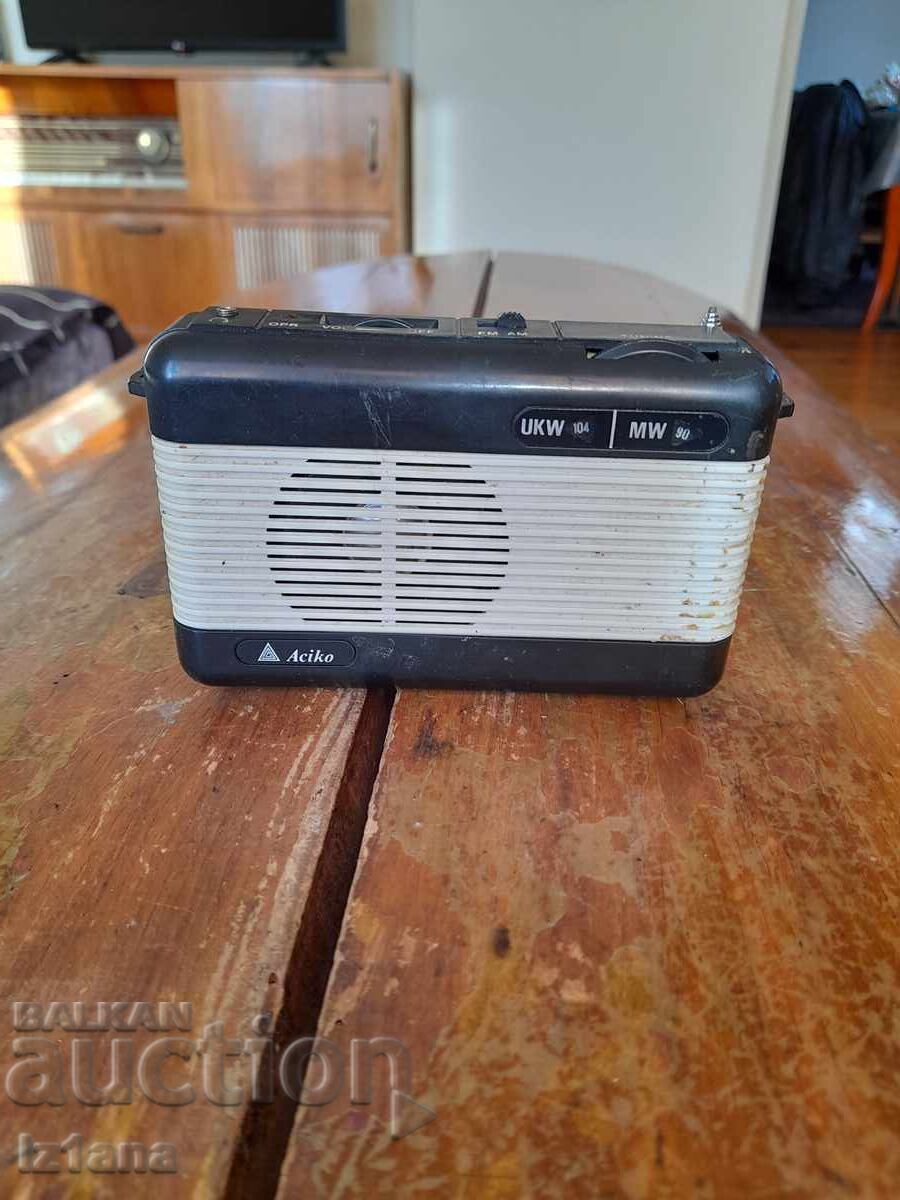 Radio vechi, receptor radio Aciko